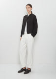 Washed Linen Canvas Shirt Jacket