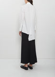 Paneled Long Cotton Shirt