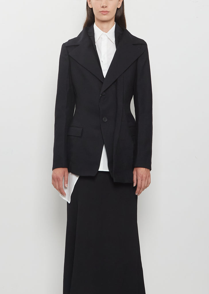 Stole Detail Single Jacket