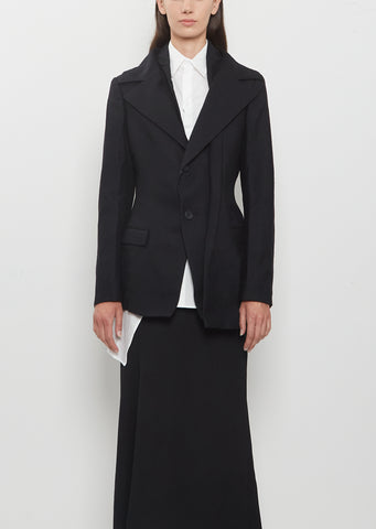 Stole Detail Single Jacket