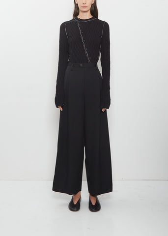 N-1 Tuck Loose Wide Pant