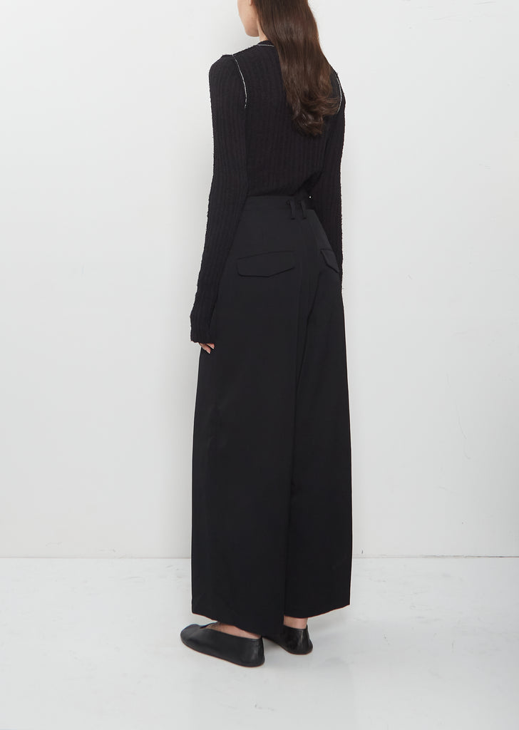 N-1 Tuck Loose Wide Pant