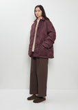 Puff Short Embroidered Coat