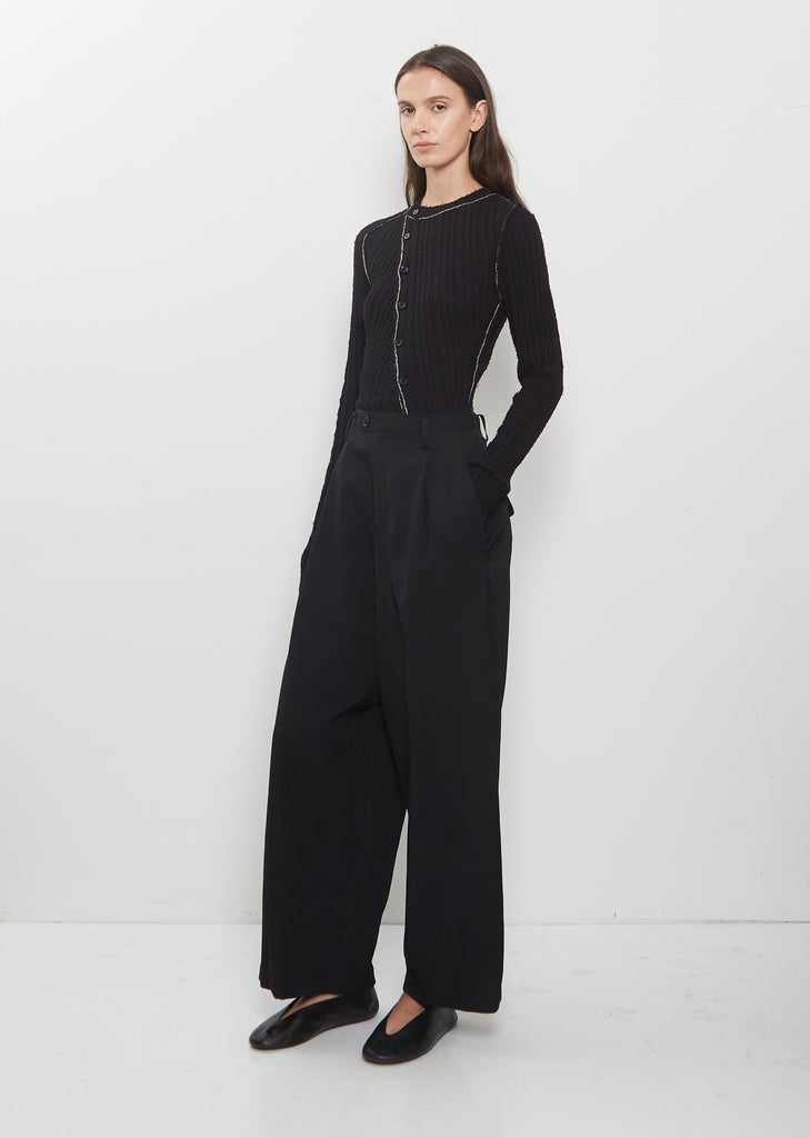 N-1 Tuck Loose Wide Pant