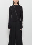 Asymmetry Cotton Cardigan