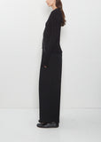 Asymmetry Cotton Cardigan