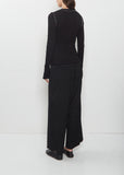 Asymmetry Cotton Cardigan