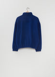 Wool Fleece Polar Pullover — Indigo