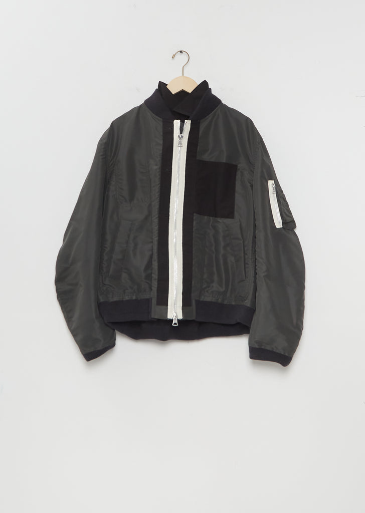 Nylon Twill x Ripstop Reversible Blouson