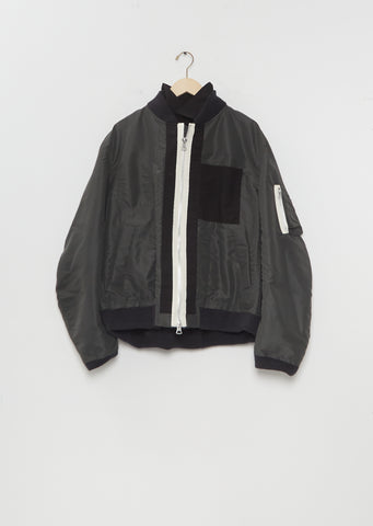 Nylon Twill x Ripstop Reversible Blouson