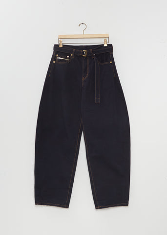 Zip Coin Pocket Denim Pants