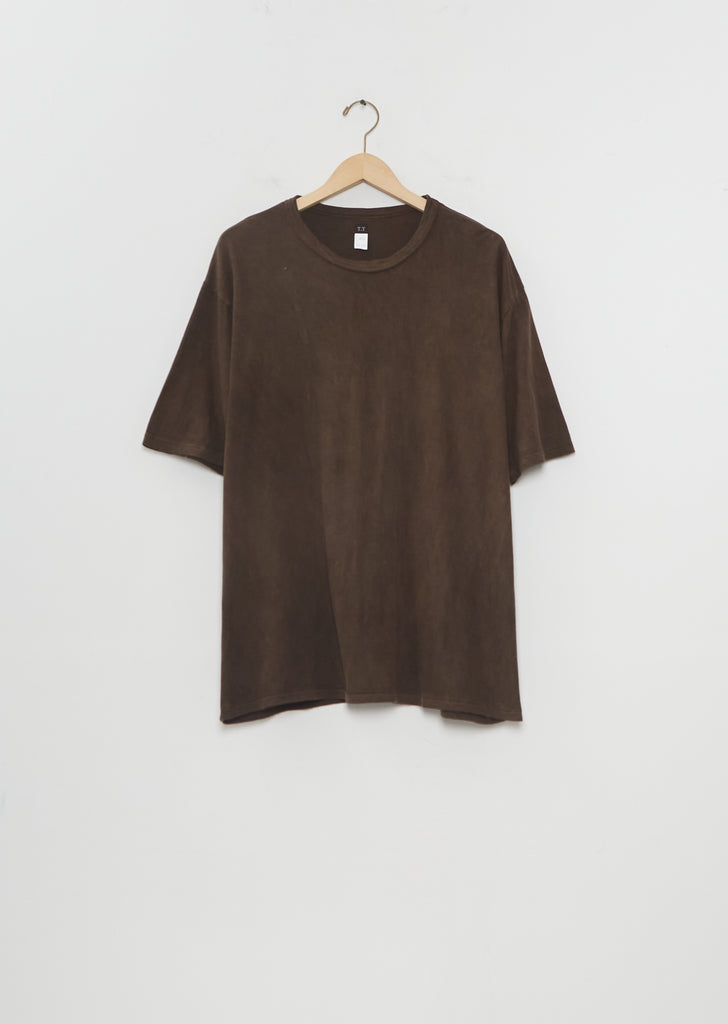 Cotton Tee — Mud Dyed Brown