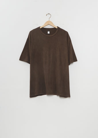 Cotton Tee — Mud Dyed Brown