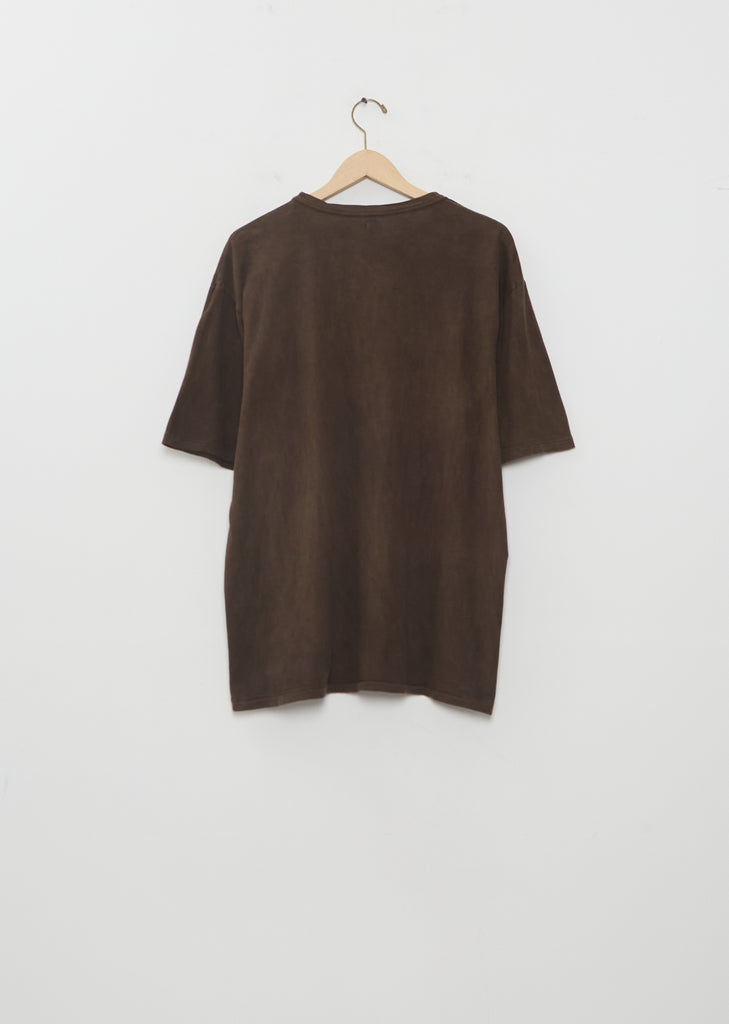 Cotton Tee — Mud Dyed Brown