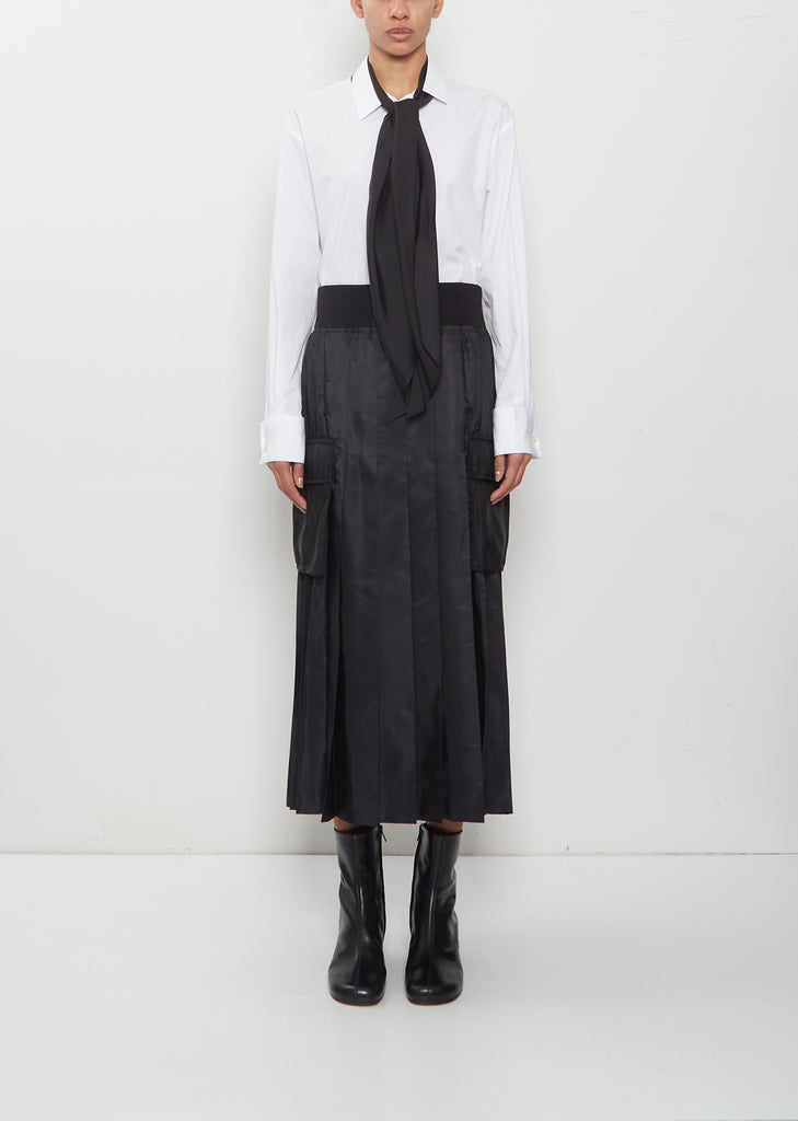 Nylon Twill Skirt