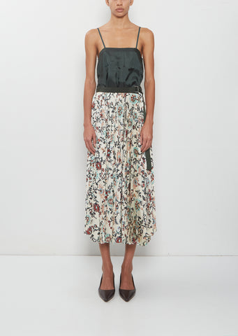 Floral Print Skirt