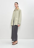 Wool Max Canvas Blouson — Pale Olive