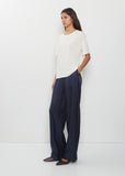 Ezra Classic Fit T-Shirt — Ivory