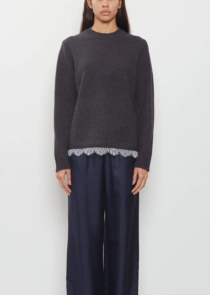 Arvo Lace Hem Sweater