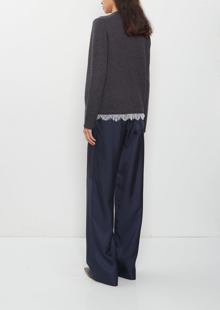 Arvo Lace Hem Sweater