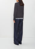 Arvo Lace Hem Sweater