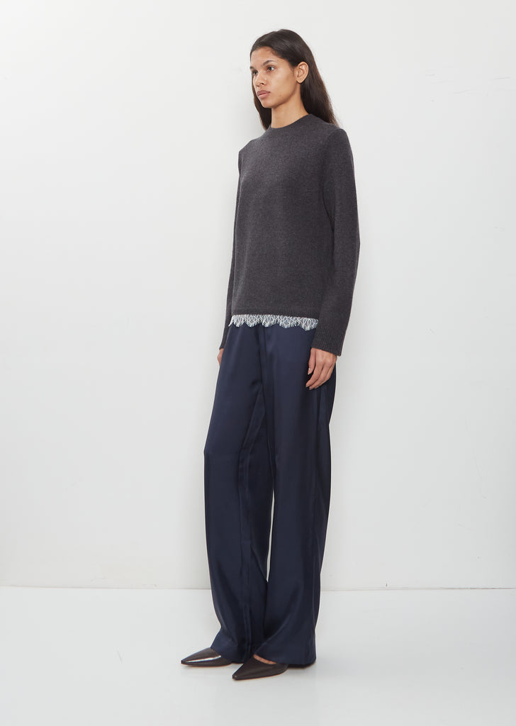 Arvo Lace Hem Sweater