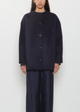 Dunne Oval Shaped Wool Cashmere Coat