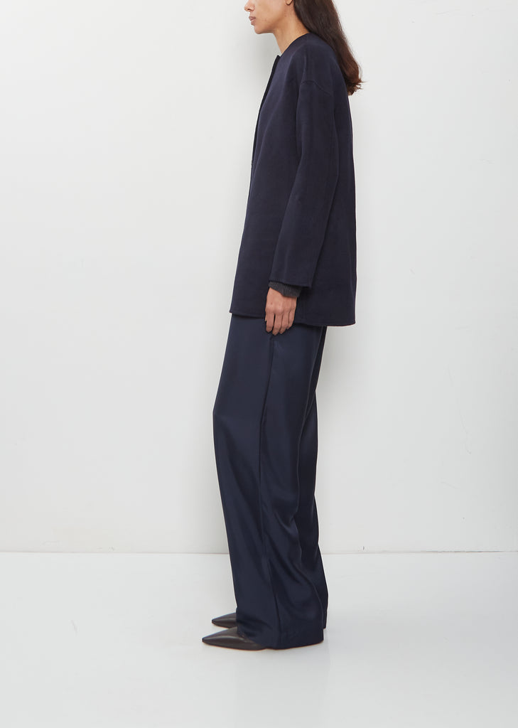 Dunne Oval Shaped Wool Cashmere Coat