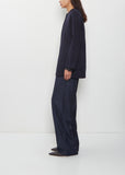 Dunne Oval Shaped Wool Cashmere Coat