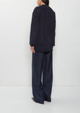 Dunne Oval Shaped Wool Cashmere Coat