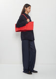 Exclusive Washed Canvas Canoe Tote, Medium — Red