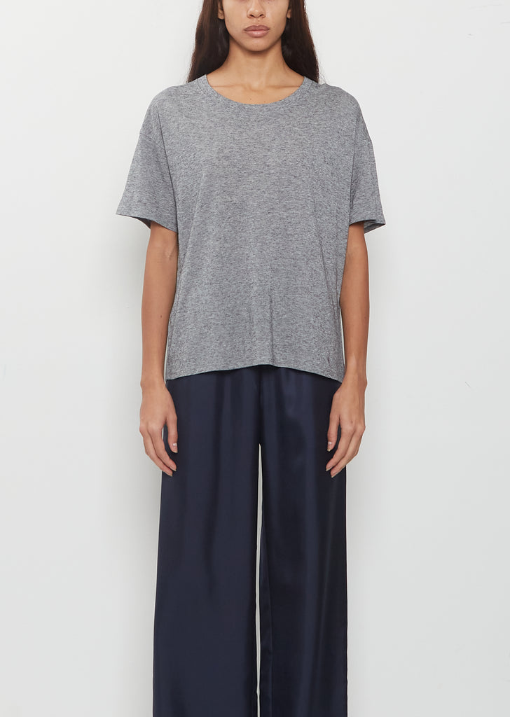 Ezra Classic Fit T-Shirt — Anthracite Melange