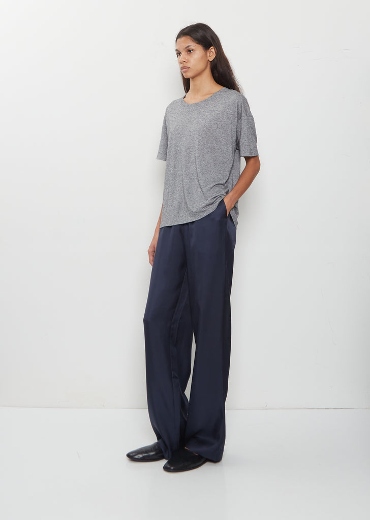 Ezra Classic Fit T-Shirt — Anthracite Melange