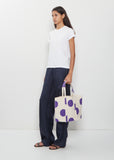 Washed Canvas Dot Tote, Small