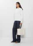 Boston Washed Canvas Bag — White