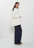 Boston Washed Canvas Bag — White