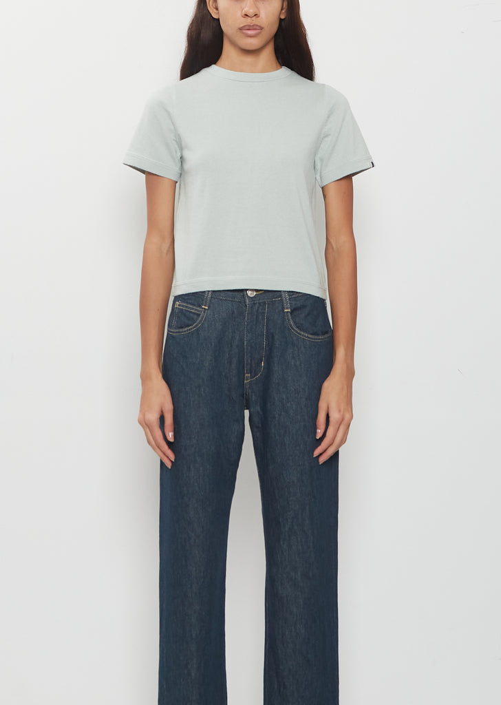 n°267 Tina Cotton Cashmere T-Shirt — Glass