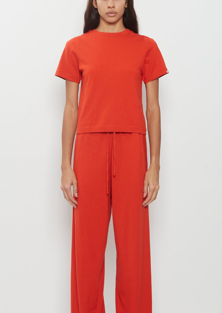 n°267 Tina Cotton Cashmere T-Shirt — Tomato