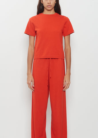 n°267 Tina Cotton Cashmere T-Shirt — Tomato