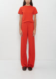 n°353 Relax Cotton Cashmere Trousers — Tomato