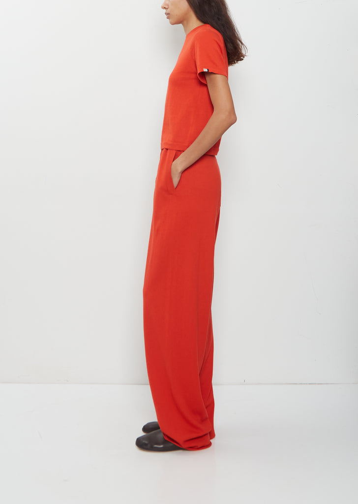 n°267 Tina Cotton Cashmere T-Shirt — Tomato