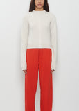 n°494 Tangerine Zip-Up Cardigan — Bone