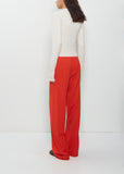 n°494 Tangerine Zip-Up Cardigan — Bone