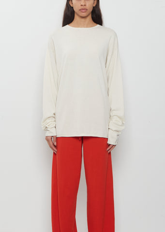 n°347 Aries Cotton Cashmere Sweater — Bone