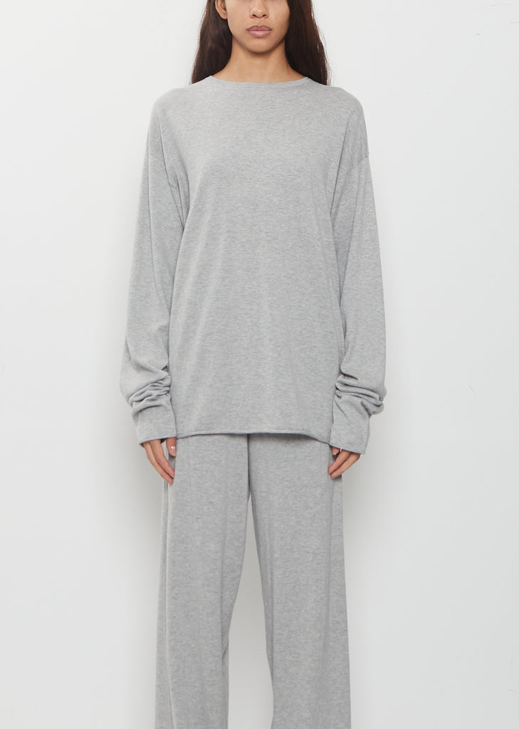 n°347 Aries Cotton Cashmere Sweater — Grey