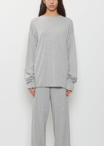 n°347 Aries Cotton Cashmere Sweater — Grey
