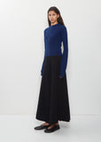n°494 Tangerine Zip-Up Cardigan — Midnight