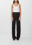 n°353 Relax Cotton Cashmere Trousers — Raven