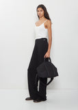 Gabardine 2-Way Shoulder Bag