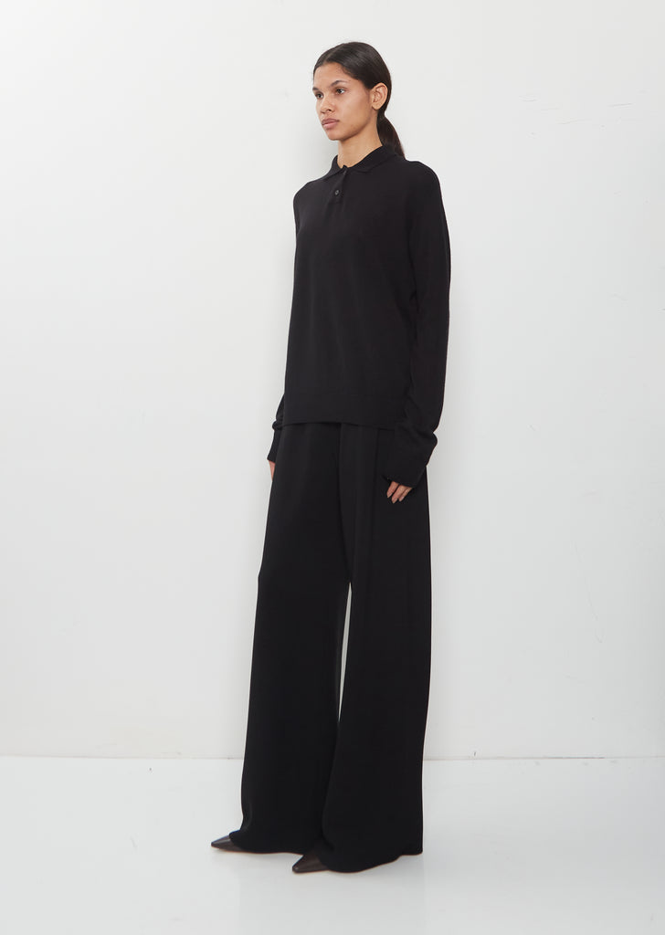 Pashi Cashmere Polo Sweater